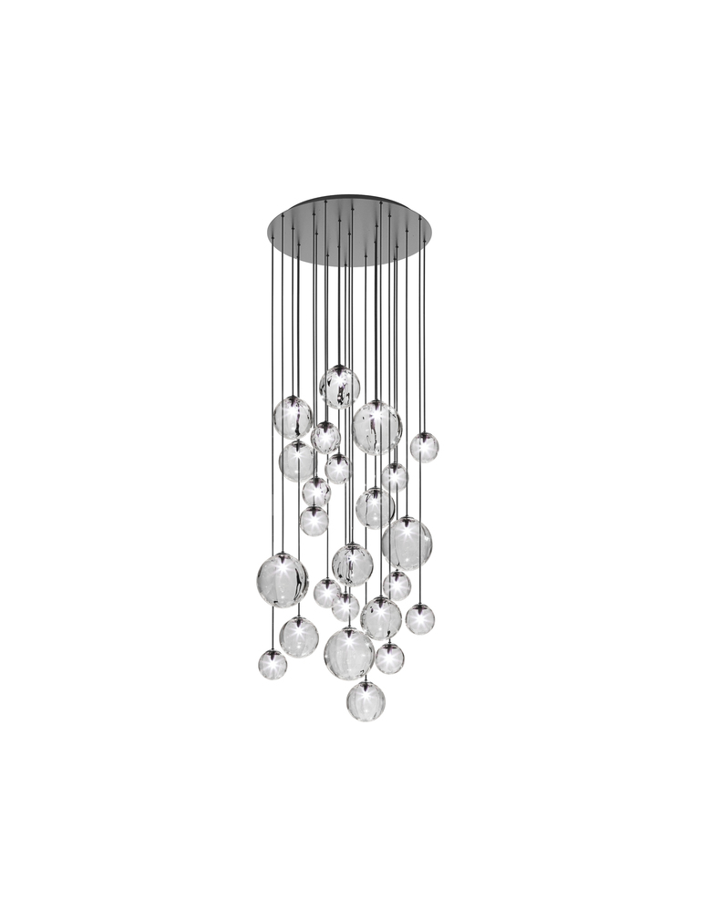 Puppet Suspension R24 Crystal Transparent Matt Black 1 G9 UL