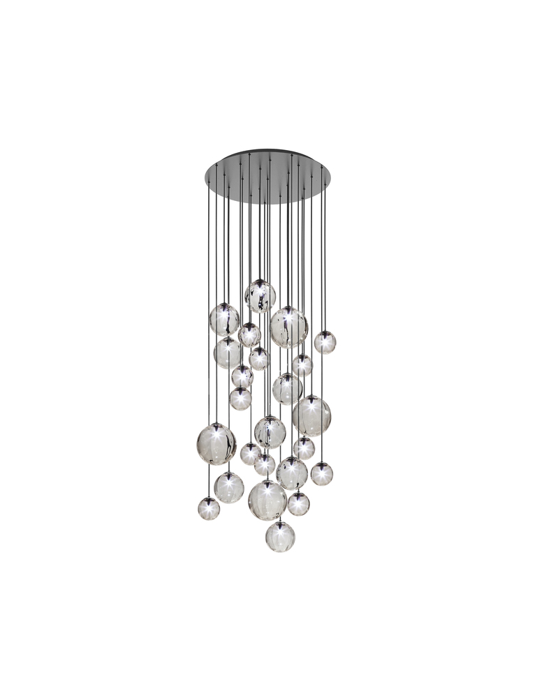 Puppet Suspension R24 Smoky Transparent Matt Black 1 G9 UL