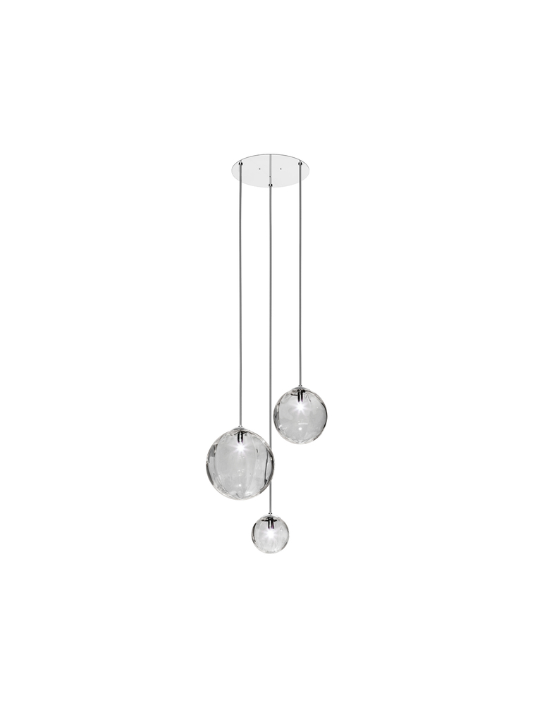 Puppet Suspension R3 Crystal Transparent Glossy Chrome G9 UL
