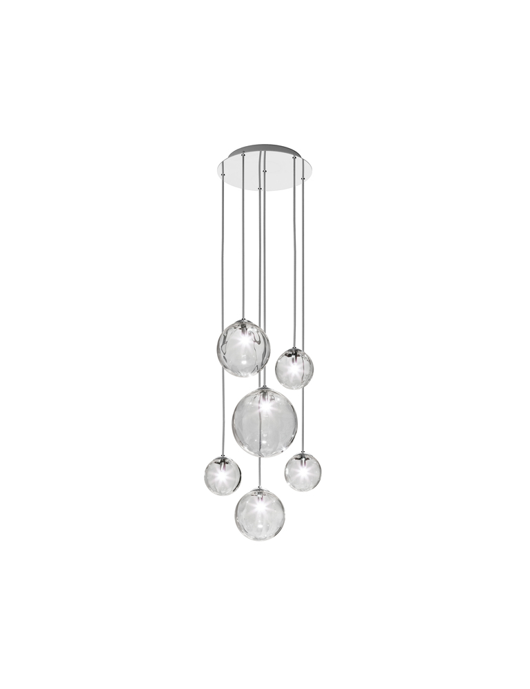 Puppet Suspension R6 Crystal Transparent Glossy Chrome G9 UL