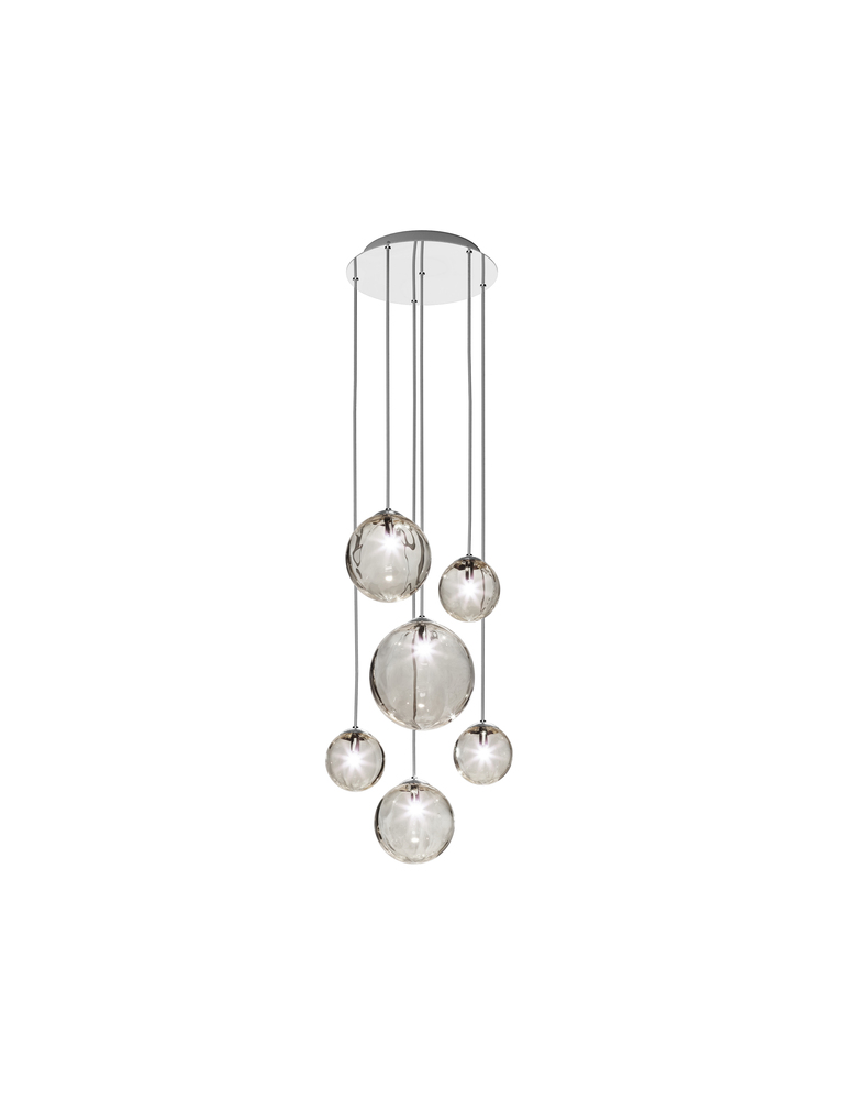 Puppet Suspension R6 Smoky Transparent Glossy Chrome G9 UL