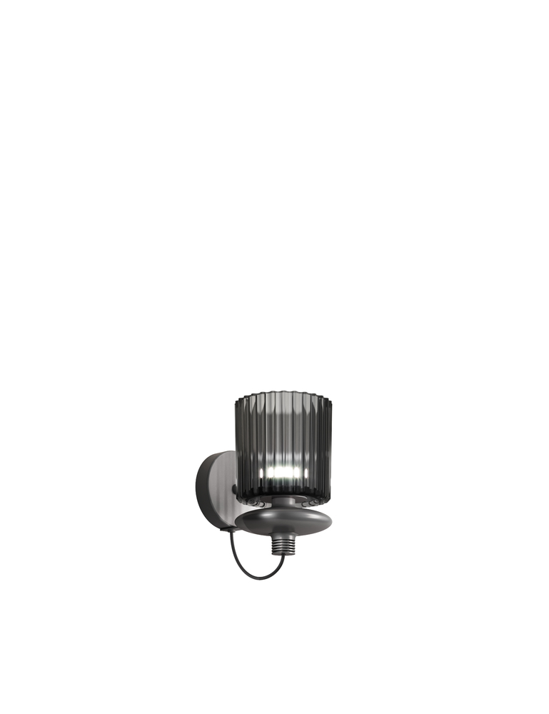 Tread Wall Lamp Smoky Transparent Matt Bronze 3 L2213 UL