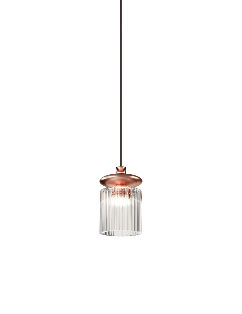 Tread Suspension Crystal Transparent Matt Copper 1 L3213 UL
