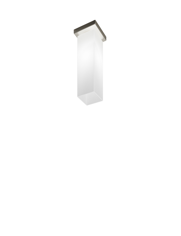 Tubes Ceiling Lamp 40 White Glossy Matt Nickel E26 UL
