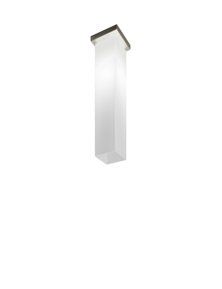 Tubes Ceiling Lamp 60 White Glossy Matt Nickel E26 UL