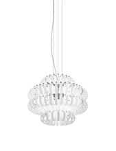Vistosi ECOS SP 60C BCRI CR E26 UL - Ecos Suspension 60c White Striped Glossy Chrome E26 UL