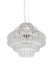 Vistosi ECOS SP 90 BCRI BS E26 UL - Ecos Suspension 90 White Striped Matt Bronze 2 E26 UL