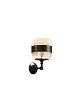 Vistosi FUTUR AP P AMOT NE E26 UL - Futura Wall Lamp P Amber Brass Matt Black 1 E26 UL