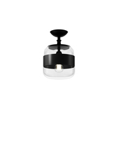 Vistosi FUTUR PL P CRNE NE E26 UL - Futura Ceiling Lamp P Crystal Black Matt Black 1 E26 UL