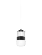 Vistosi FUTUR SP M BCNE NE L22 C UL - Futura Suspension M White Black Matt Black 1 L22CC UL