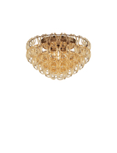 Vistosi GIOGA PL 60 CRAM BR E26 UL 1 - Giogali Ceiling Lamp 60 Crystal Amber Matt Bronze 1 E26 UL 1