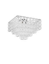 Vistosi GIOGA PL 65Q BC CR E26 UL - Giogali Ceiling Lamp 65q White Glossy Chrome E26 UL