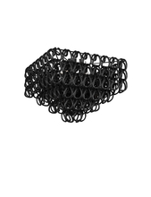 Vistosi GIOGA PL 65Q NE CR E26 UL - Giogali Ceiling Lamp 65q Black Glossy Chrome E26 UL