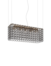 Vistosi GIOGA SP R1B CRFU BR E26 UL - Giogali Suspension R1b Crystal Smoky Matt Bronze 1 E26 UL
