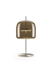 Vistosi JUBE LT P TBTR AVS L24 15 UL - Jube Table Lamp P Burned Earth Transparent Matt Steel L2415 UL