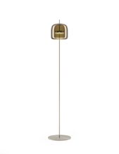 Vistosi JUBE PT P TBTR AVS L34 15 UL - Jube Floor Lamp P Burned Earth Transparent Matt Steel L3415 UL