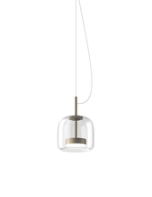 Vistosi JUBE SP 1 P CRTR AVS L22 02 UL - Jube Suspension 1p Crystal Transparent Matt Steel L2202 UL