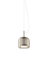 Vistosi JUBE SP 1 P FUTR AVS L32 02 UL - Jube Suspension 1p Smoky Transparent Matt Steel L3202 UL