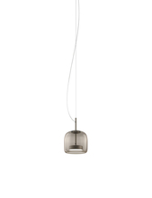 Vistosi JUBE SP S FUTR AVS L22 14 UL - Jube Suspension S Smoky Transparent Matt Steel L2214 UL
