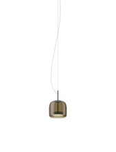 Vistosi JUBE SP S TBTR AVS L32 14 UL - Jube Suspension S Burned Earth Transparent Matt Steel L3214 UL