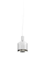 Vistosi MEDEA SP 1 CRTR AVS L22 04 UL - Medea Suspension 1 Crystal Transparent Matt Steel L2204 UL
