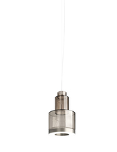 Vistosi MEDEA SP 2 FUTR AVS L22 04 UL - Medea Suspension 2 Smoky Transparent Matt Steel L2204 UL