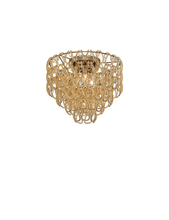 Vistosi MGIOG PL 50 CRAM BR E26 UL - Minigiogali Ceiling Lamp 50 Crystal Amber Matt Bronze 1 E26 UL