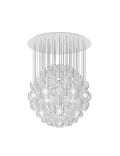 Vistosi OTO SP SPH CRRI BC G9 UL - Oto Suspension Sph Crystal Striped Glass Glossy White G9 UL