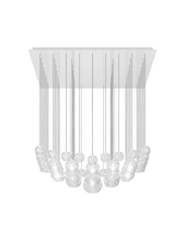 Vistosi OTO SP SUR CRRI BC G9 UL - Oto Suspension Sur Crystal Striped Glass Glossy White G9 UL