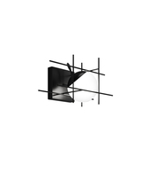 Vistosi PLOTF AP 1 BCLU NEO L32 09 UL - Plot Frame Wall Lamp 1 White Glossy Matt Black 2 L3209 UL