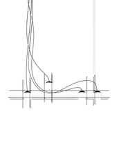 Vistosi PLOTF SP 4 BCLU NEO L22 17 UL - Plot Frame Suspension 4 White Glossy Matt Black 2 L2217 UL