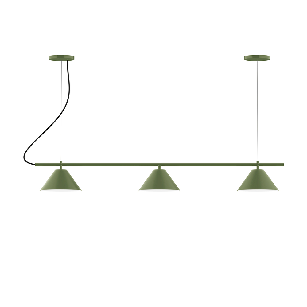 3-Light Linear Axis Chandelier (8" Axis pack)