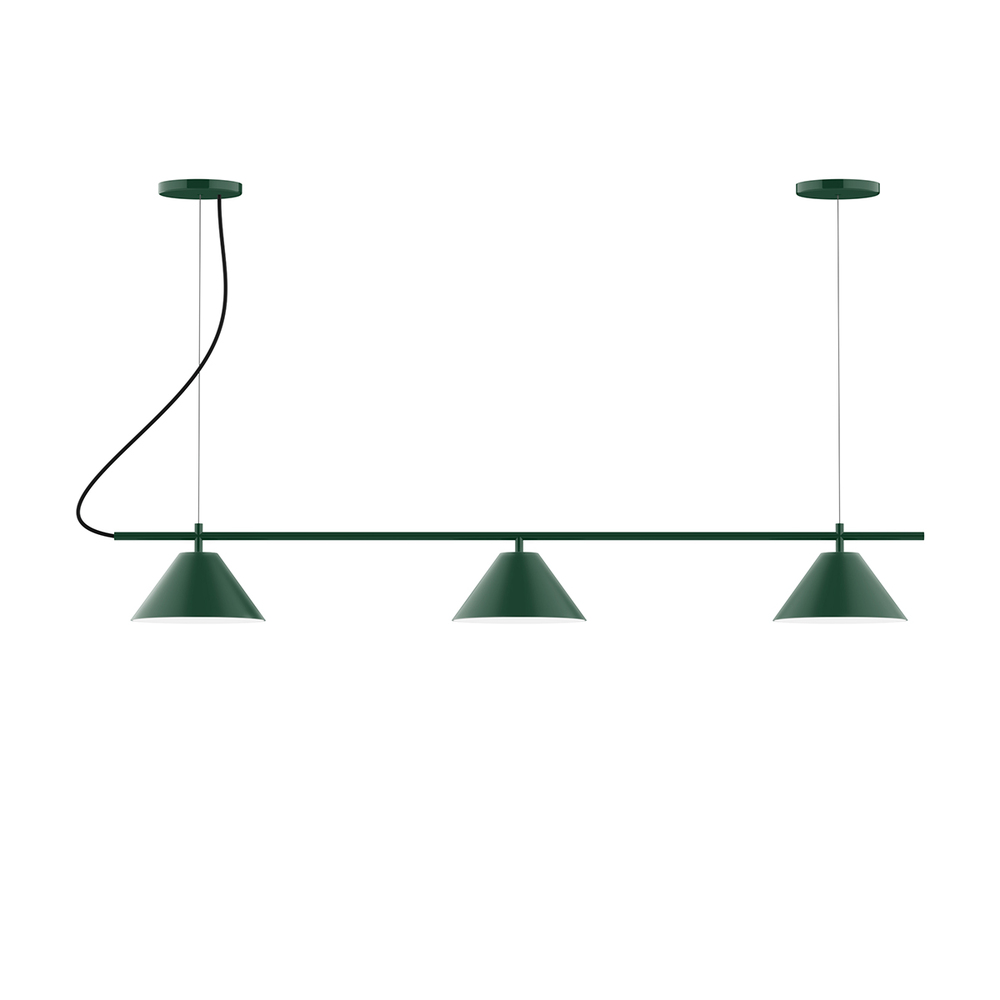 3-Light Linear Axis Chandelier (8" Axis pack)
