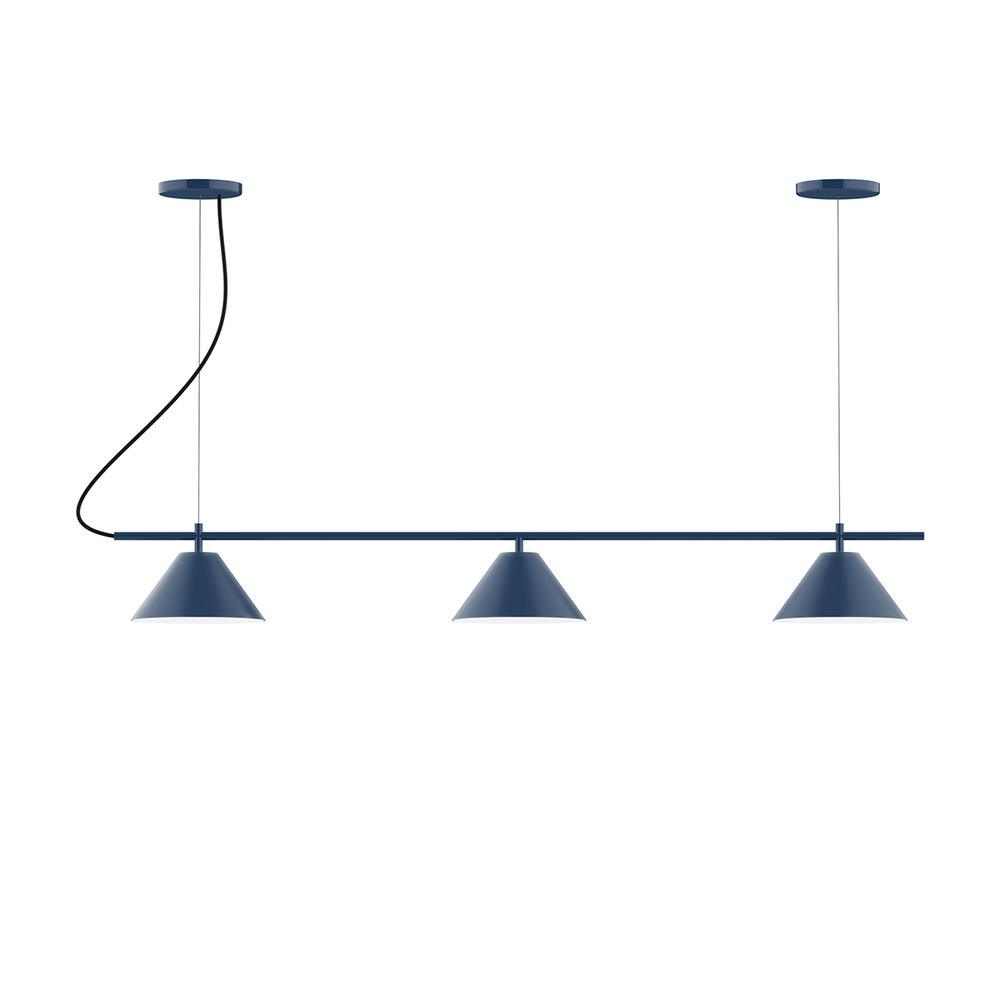 3-Light Linear Axis Chandelier (8" Axis pack)