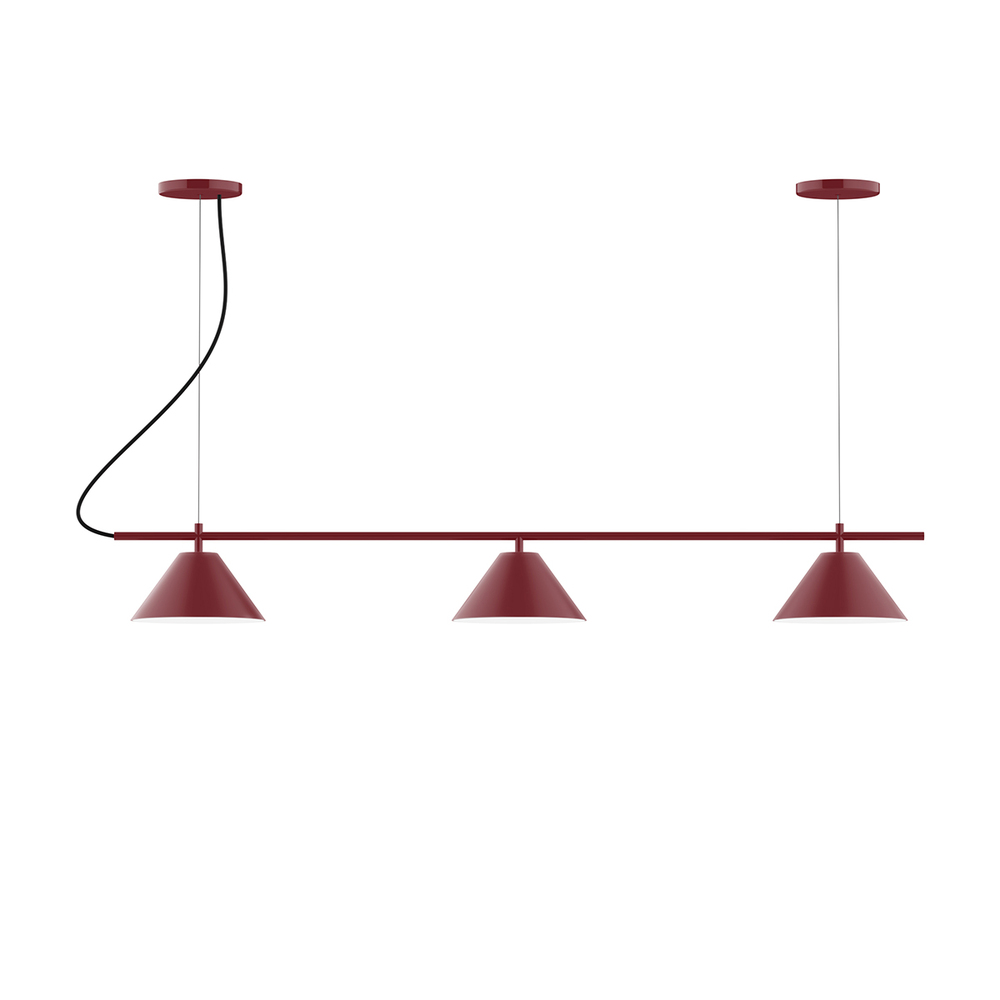 3-Light Linear Axis Chandelier (8" Axis pack)