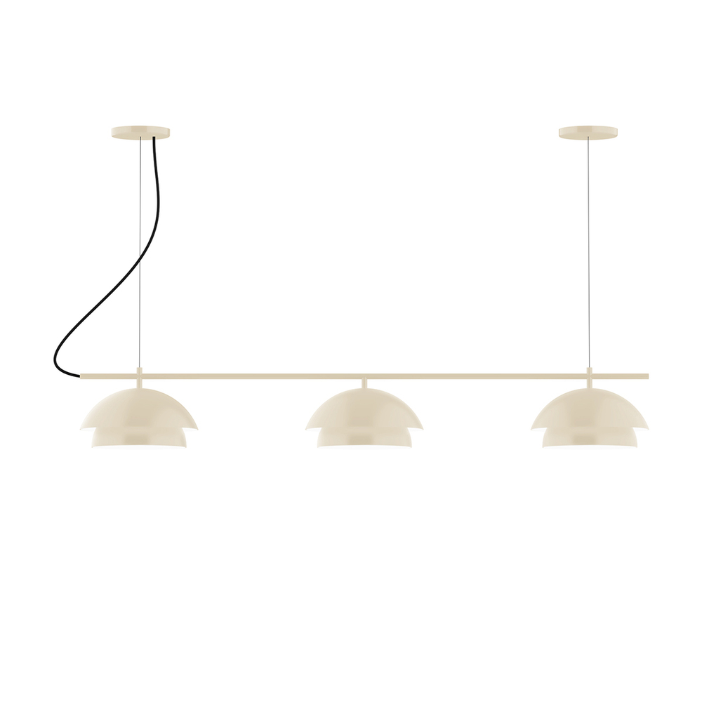 3-Light Linear Axis Chandelier (12" Nest pack)