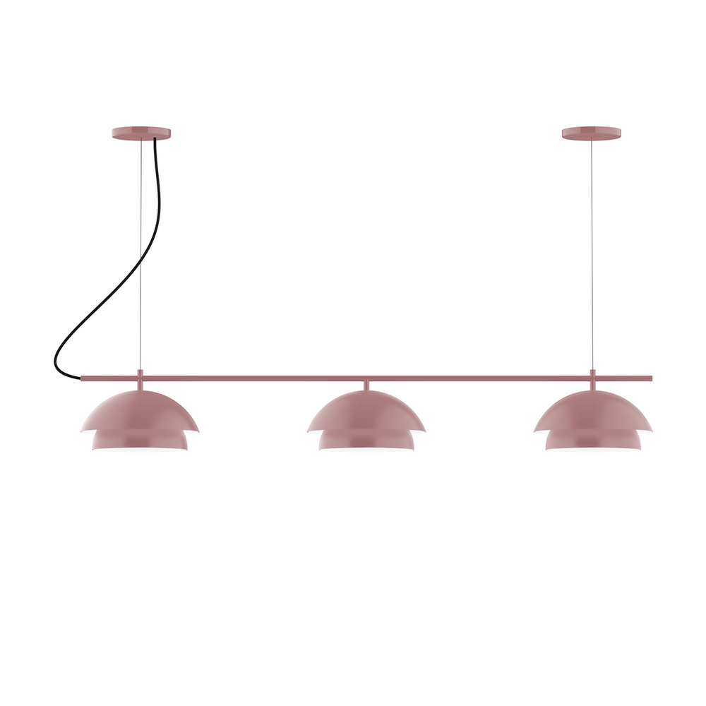 3-Light Linear Axis Chandelier (12" Nest pack)