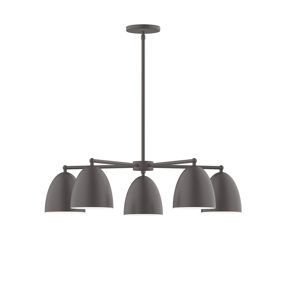 5-Light Jill Chandelier, Bronze Matte