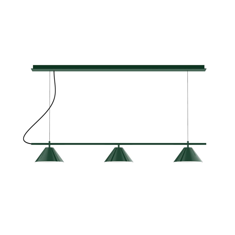 3-Light Linear Axis Chandelier (8" Axis pack)