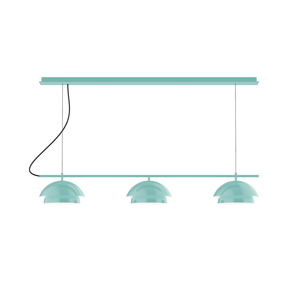 3-Light Linear Axis Chandelier (12" Nest pack)