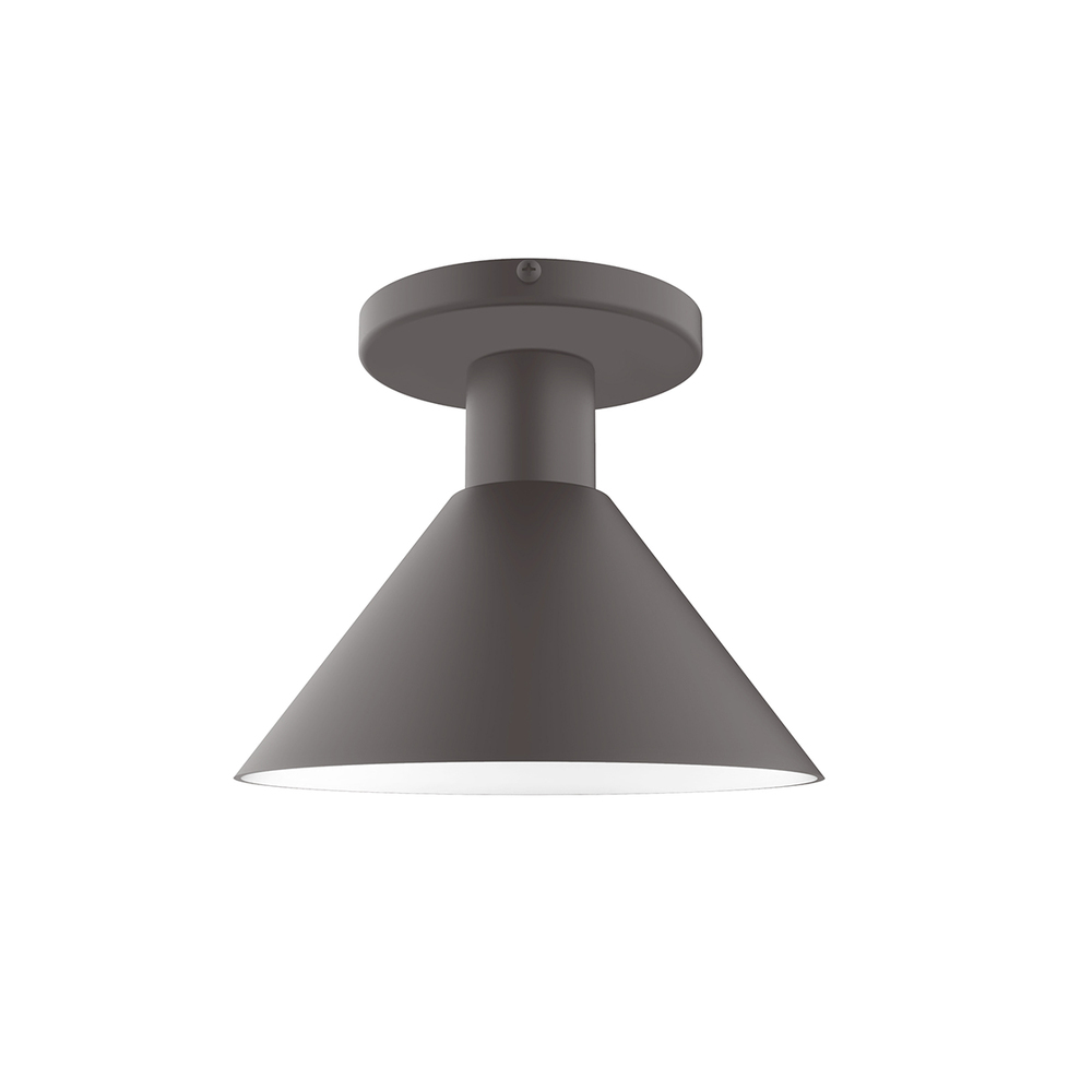 8" Chase LED Flush Mount, Bronze Matte