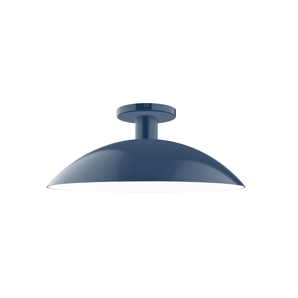 16" Glow LED Flush Mount, Navy