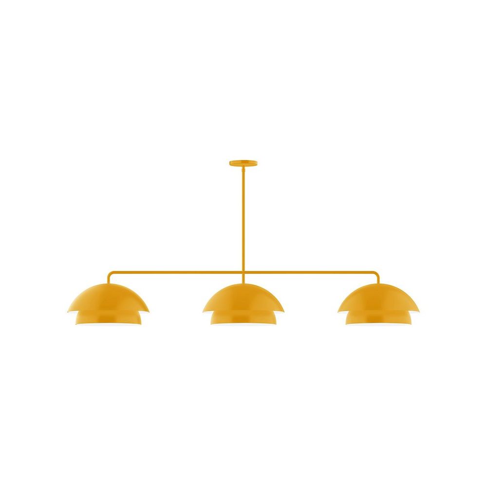 3-Light Axis Linear Pendant (10" Nest pack)
