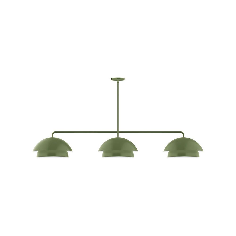 3-Light Axis Linear Pendant (10" Nest pack)