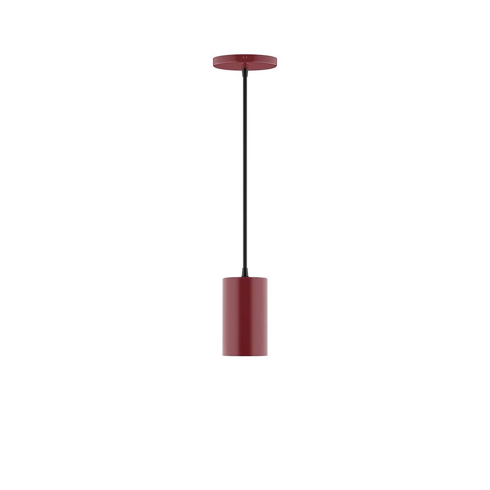 3.5" x 6" Beam LED Pendant, Barn Red