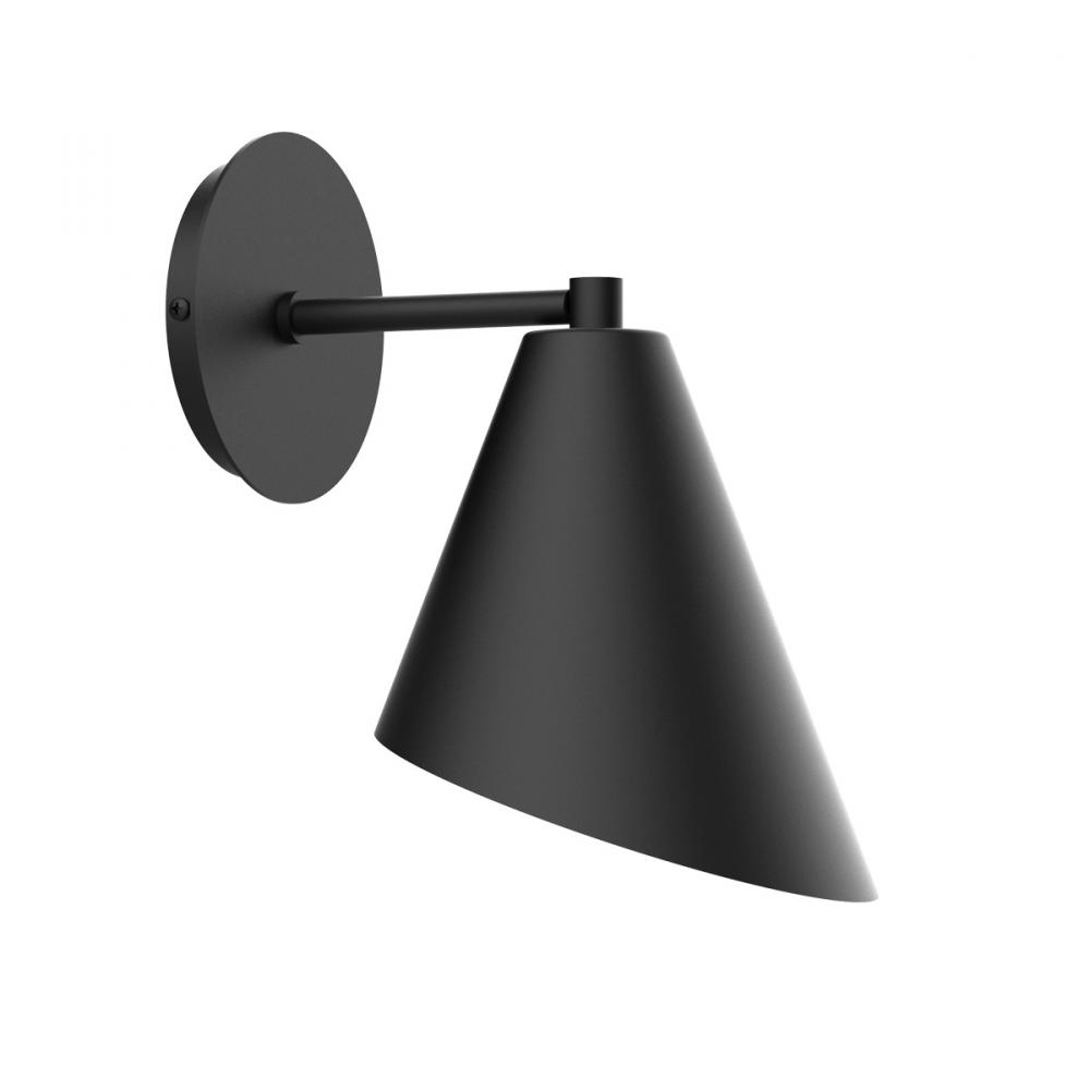 Jasmine wall sconce, Black