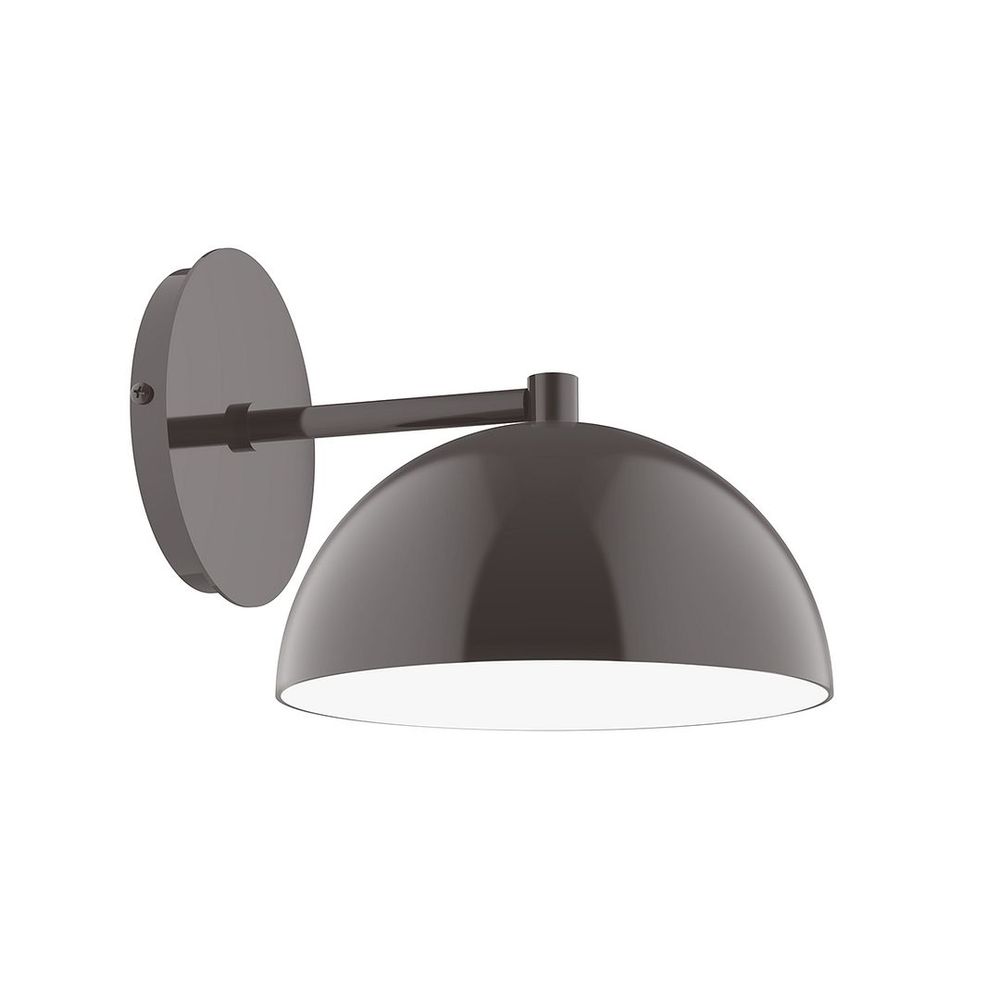 8" Arcade LED Wall Sconce, Architectural Bronze