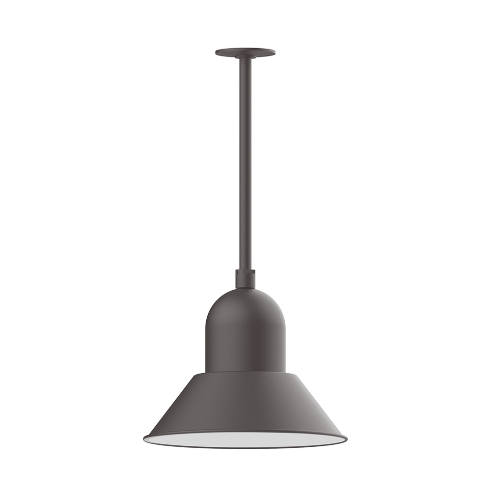 14" Prima, stem mount with canopy, Bronze Matte