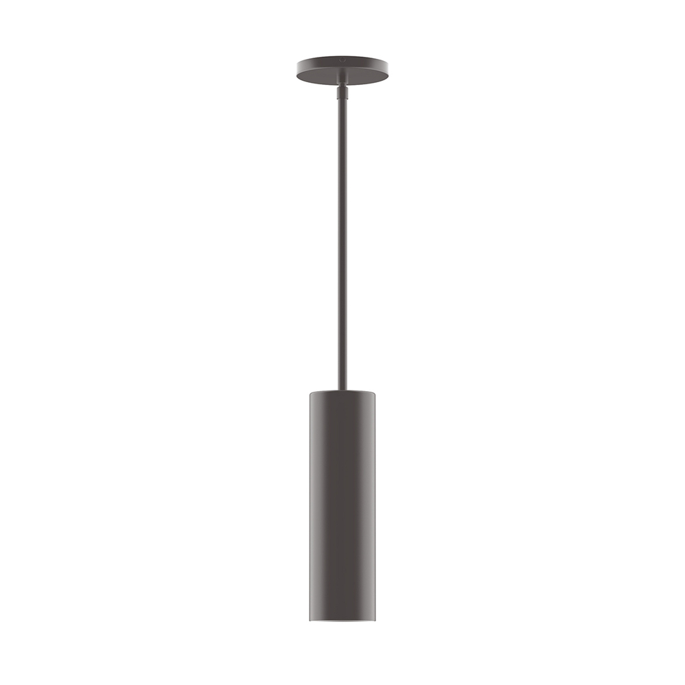 3.5" x 12" Beam LED Stem Hung Pendant, Bronze Matte
