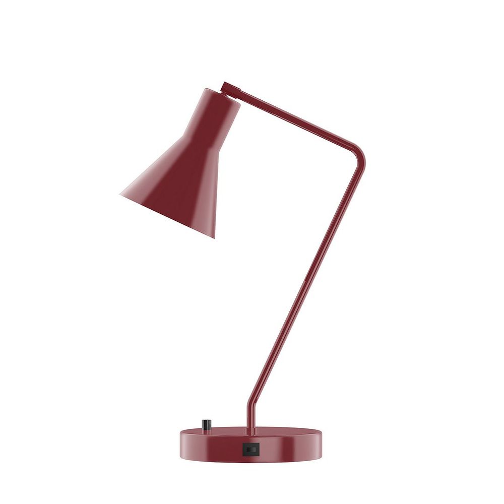 21" Flare LED Table Lamp, Barn Red